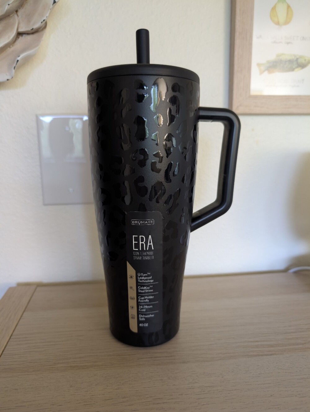 Brumate Era 40 oz Onyx Leopard NIB